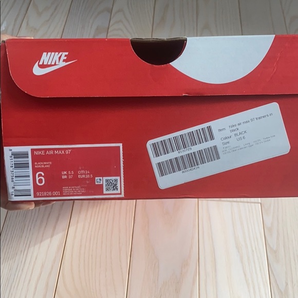 NIKE AIR MAX 97- Black&White MEN Size 6/ WOMEN 7.5 - Picture 11 of 12